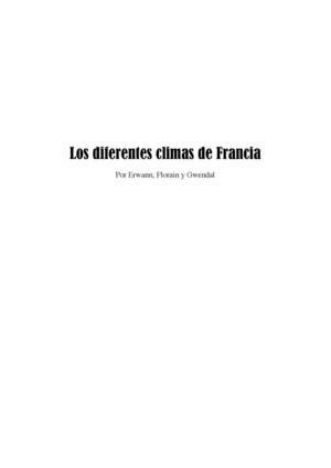 Los climas de Francia