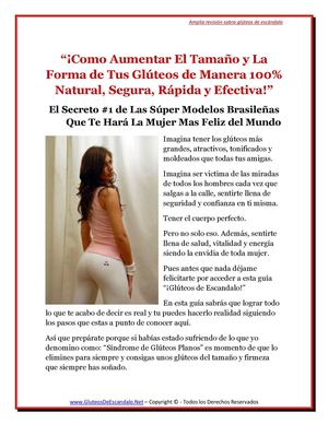 Para mejorar tú figura, y aumentar tus glúteos, sigue leyendo esta revisión  