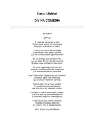 divina comedia