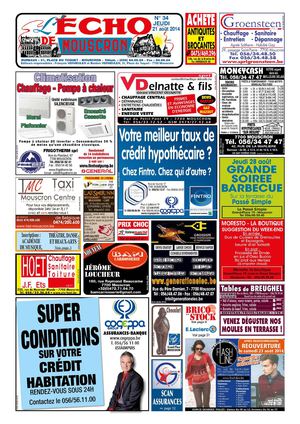 Echo de Mouscron - sem. 34/2014