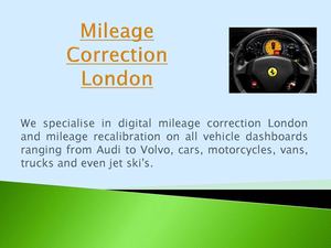 Mileage Correction Kent