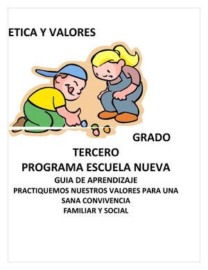 Cartilla de Valores