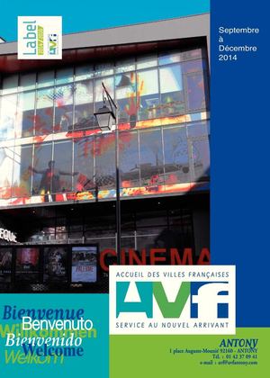 AVF Antony - Bulletin - Septembre à décembre 2014