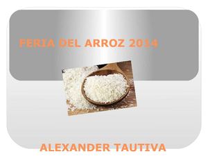 FERIA DEL ARROZ 2014