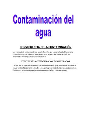 CONTAMINACIÓN 