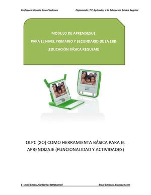 Modulo de Aprendizaje de las XO