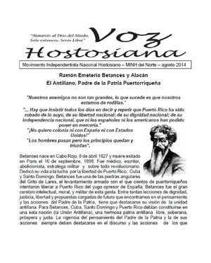MINH del Norte - Voz Hostosiana - agosto, 2014