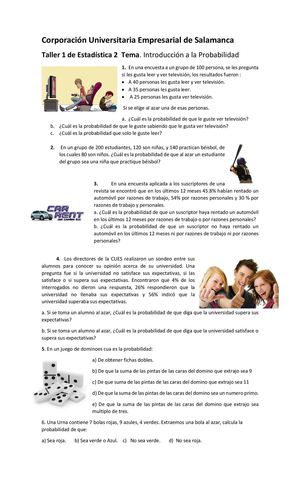 TALLER 1 ESTADISTICA 2 CUES.