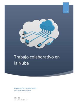 Trabajo Colaborativo en la Nube
