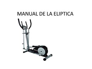Manual de la Eliptica