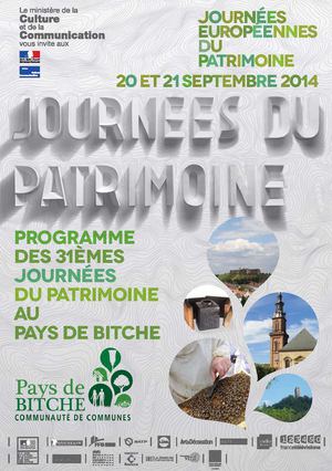 Journées Européennes du Patrimoine 2014 au Pays de Bitche