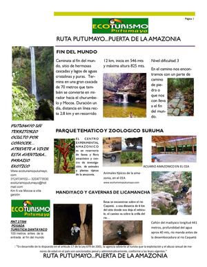ruta turistica putumayo