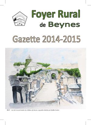 Gazette 2014 2015 Foyer Rural de Beynes