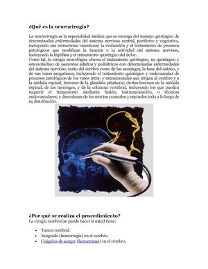 Neurocirugía