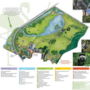 Plan du Parc de Clères