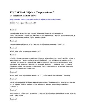 FIN 534 Week 5 Quiz 4 Chapters 6 and 7.docx