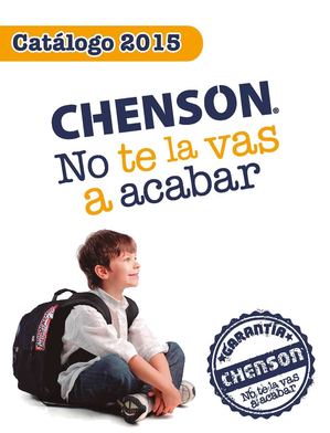 Catálogo Chenson Colección 2015