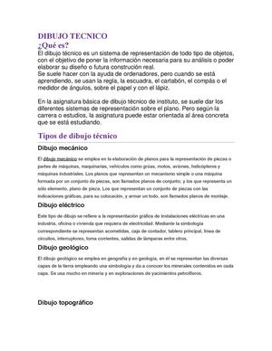 dibujo tecnico