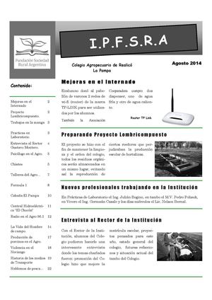 Revista Julio - Agosto de 2014