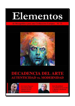 Elementos 73 : La decadencia del arte - autenticidad vs. modernidad