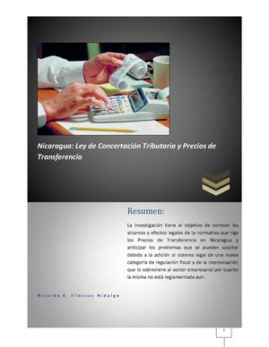 Nicaragua: Ley de Concertación Tributaria y Precios de Transferencia