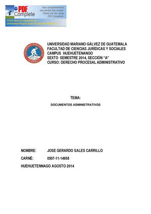 DOCUMENTOS ADMINISTRATIVOS