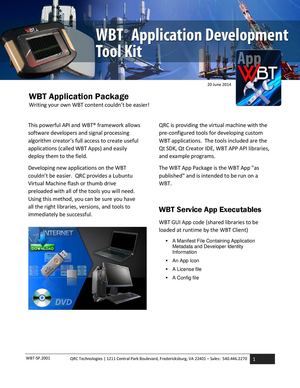 WBT Application Package