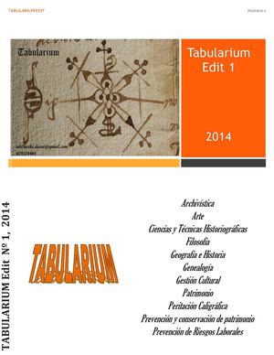 Revista TABULARIUM Edit 1