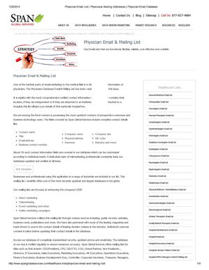Physician Email List _ Physicians Mailing Addresses _ Physician Email Database