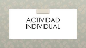ACTIVIDADES
