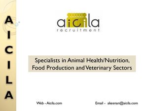 Veterinary, Animal Health Industry Jobs - Aicila Recruitment