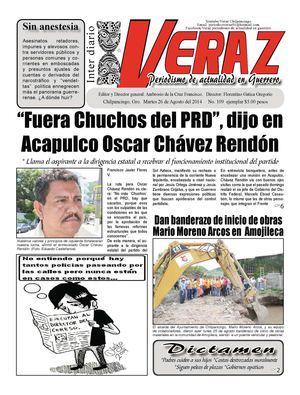 “Fuera Chuchos del PRD”, dijo en Acapulco Oscar Chávez Rendón
