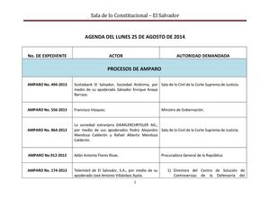Agenda 25-VIII-2014