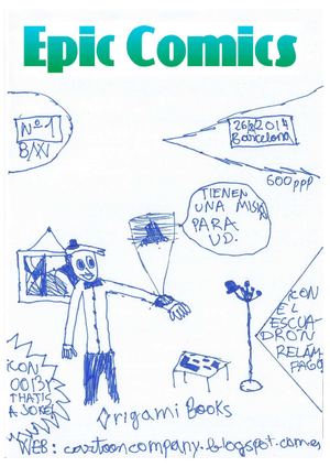 EPIC COMICS #1 27/8/14