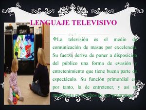 EL LENGUAJE TELEVISIVO