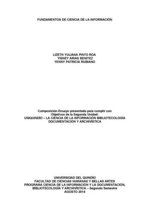 Ciencia de la Informacion