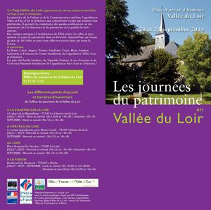 Les journées du patrimoine en vallée du Loir 