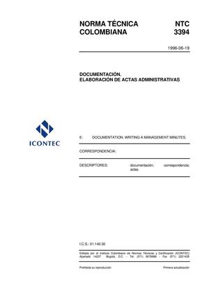 ACTAS ADMINISTRATIVAS