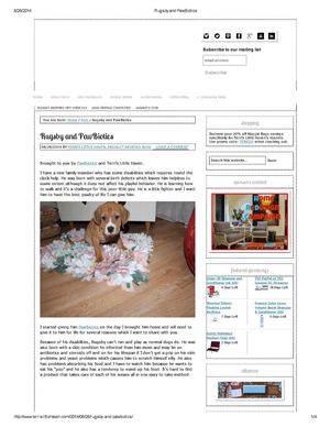 Rugsby and PawBiotics Probiotics