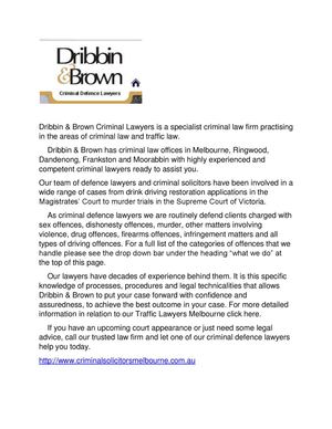 criminal solicitors melbourne