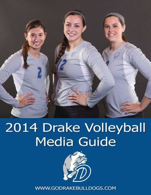 2014 Drake Volleyball Media Guide