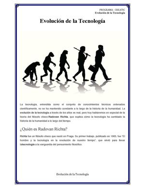 EVOLUCION DE LA TECNOLOGIA