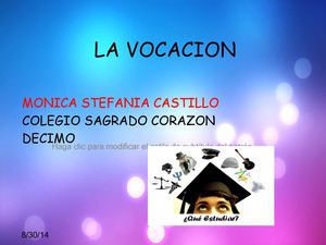 LA VOCACION