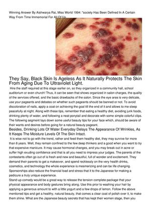 Winning Answer By Aishwarya Rai, Miss World 1994: "society Has Been Defined In A Certain Way From Time Immemorial For All Of Us.