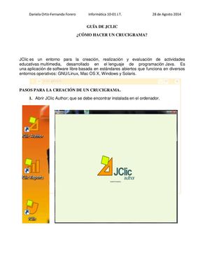 Guía para usar JClic