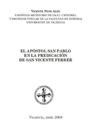 El Apóstol San Pablo en la Predicación de San Vicente Ferrer