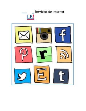 Internet y sus servicios