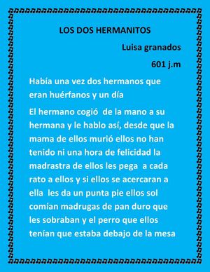 los dos hermanitos
