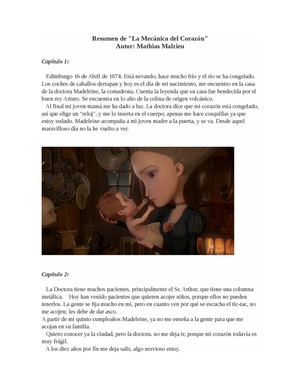 La Mecánica Del Corazón.