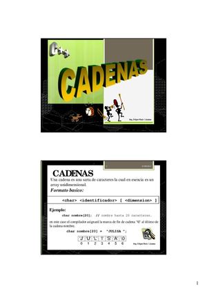 Cadenas en C++